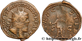 POSTUMUS
Type : Double sesterce 
Date : c. 263 
Mint name / Town : Trèves 
Metal : copper 
Diameter : 32  mm
Orientation dies : 7  h.
Weight : 17,41  ...