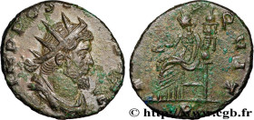 AUREOLUS
Type : Antoninien 
Date : 268 
Mint name / Town : Milan 
Metal : billon 
Millesimal fineness : 20  ‰
Diameter : 17,5  mm
Orientation dies : 1...