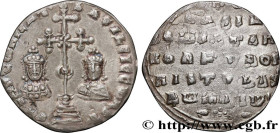 BASIL II and CONSTANTINE VIII
Type : Miliaresion 
Date : c. 976-1000 
Mint name / Town : Constantinople 
Metal : silver 
Diameter : 21  mm
Orientation...