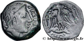 GALLIA - CARNUTES (Beauce area)
Type : Bronze PIXTILOS classe VIII à l’oiseau dans le temple 
Date : c. 40-30 AC. 
Mint name / Town : Chartres (28) 
M...