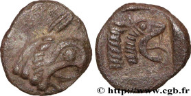 MASSALIA - MARSEILLE
Type : Hémiobole du trésor d'Auriol à la tête de griffon et à la tête de lion à droite 
Date : c. 480-470 AC. 
Mint name / Town :...