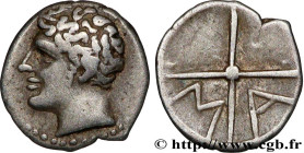 MASSALIA - MARSEILLE
Type : Obole MA, tête à gauche 
Date : c. 121-82 AC. 
Mint name / Town : Marseille (13) 
Metal : silver 
Diameter : 10  mm
Orient...