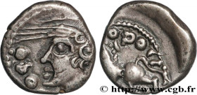 GALLIA BELGICA - SEQUANI (Area of Besançon)
Type : Denier Q. DOCI/SAM F 
Date : c. 57-50 AC. 
Metal : silver 
Diameter : 12,5  mm
Orientation dies : 9...