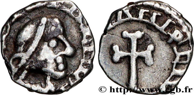 AURELIANORUM CIVITAS - ORLÉANS (Loiret)
Type : Denier 
Date : c. 700-725 
Date :...