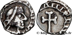 AURELIANORUM CIVITAS - ORLÉANS (Loiret)
Type : Denier 
Date : c. 700-725 
Date : s.m. 
Mint name / Town : Orléans (45) 
Metal : silver 
Diameter : 15,...