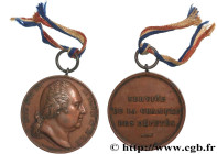 LOUIS XVIII
Type : Médaille, Service de la Chambre des députés 
Date : n.d. 
Metal : copper 
Diameter : 45  mm
Engraver : GAYRARD Raymond (1777-1858) ...