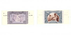 Banco de España · Bilbao. 1000 Pesetas. 1 Enero 1937. Sin serie. Con matriz y sin numeración. ED.NE27B. SC