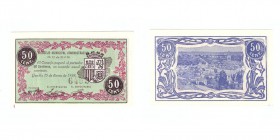 50 Céntimos. Guadix (Granada), C.M. 15 Enero 1938. SC