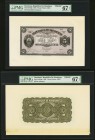 Honduras Republica 5 Pesos 1928 Pick S164fp; S164bp Front And Back Proofs PMG Superb Gem Unc 67 EPQ. 

HID09801242017
