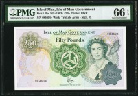 Isle Of Man Isle of Man Government 50 Pounds ND (1983) Pick 39a PMG Gem Uncirculated 66 EPQ. 

HID09801242017