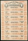 Mexico Estado de Chihuahua 20 Pesos 6.20.1915 Pick S537b 13 Consecutive Examples Crisp Uncirculated. 

HID09801242017