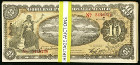 Mexico Gobierno Provisional de Mexico 10 Pesos 20.10.1914 Pick S704, Group of 57 Examples Very Fine-Choice Uncirculated. 

HID09801242017