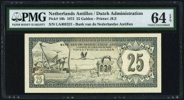 Netherlands Antilles Bank van de Nederlandse Antillen 25 gulden 1.6.1972 Pick 10b PMG Choice Uncirculated 64 EPQ. 

HID09801242017