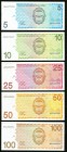 Netherlands Antilles Bank van de Nederlandse Antillen 5; 10; 25; 50; 100 Gulden 1.5.1994 Pick 22c; 23c; 24c; 25c 26c Five Examples About Uncirculated....