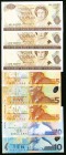 New Zealand Reserve Bank of New Zealand Group Lot of 8 Examples About Uncirculated-Crisp Uncirculated. 

HID09801242017