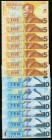 New Zealand Reserve Bank of New Zealand 5 Dollars (7); 10 Dollars (6) 2006; 2007 Pick 185b; 186b 13 Examples Crisp Uncirculated. Denomination consecut...