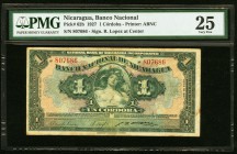 Nicaragua Banco Nacional de Nicaragua 1 Cordoba 1927 Pick 62b PMG Very Fine 25. 

HID09801242017