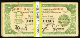 Philippines Group Lot of 43 World War II 20 Pesos Emergency Issue Fine-Very Fine. 

HID09801242017