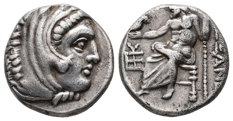 Kings of Macedon, Alexander III 'the Great'. AR Drachm, 4.19 g 16.10 mm. 336-323...