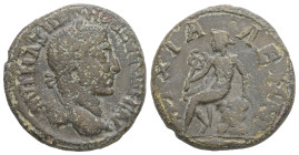 Thrace, Anchialus. Maximinus, AD 235-238. AE. 8.72 g. 23.15 mm.
Obv: ΑΥΤ ΜΑΞΙΜ[…]. Laureate head of Maximinus, right.
Rev: ΑΓΧΙΑΛΕ[ωΝ]. Hermes seated ...