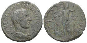 Thrace, Bizya. Philip I, AD 244–249. AE. 12.82 g. 30.77 mm.
Obv.: ΑΥΤ Κ Μ ΙΟΥΛ ΦΙΛΙΠΠΟϹ ΑΥΓ. Laureate, draped and cuirassed bust of Philip I, right....