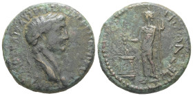 Thrace, Perinthus. Claudius, AD 41–54. AE. 10.35 g. 26.95 mm.
Obv.: [ΤΙ ΚΛΑΥΔΙΟΣ] ΚΑΙΣΑΡ ΣΕΒΑΣΤΟΣ ΓΕΡΜΑΝΙΚΟΣ. Laureate head of Claudius, right.
Rev.: ...