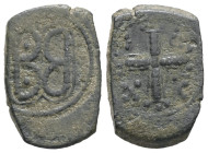 Empire of Nicaea, Anonymous. AD 1227-1261. AE, Tetarteron. 2.20 g. 19.42 mm. Uncertain mint. 
Obv: IC XC to left and right of jewelled cross.
Rev: B a...