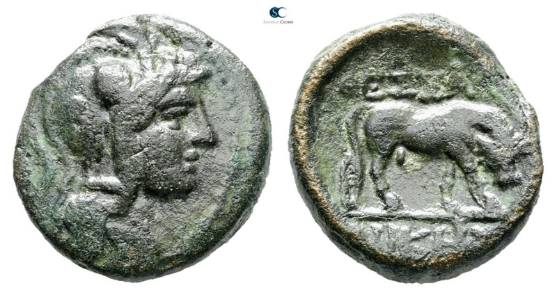 Macedon. Thessalonica circa 187-31 BC. 
Bronze Æ

18 mm, 5,38 g



Very F...