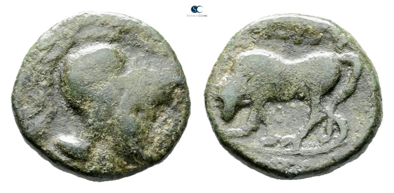 Macedon. Thessalonica circa 187-31 BC. 
Bronze Æ

14 mm, 2,32 g



Good F...