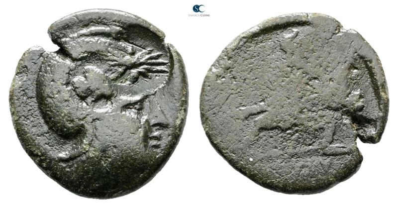 Troas. Assos circa 400-241 BC. 
Bronze Æ

19 mm, 3,86 g



Fine