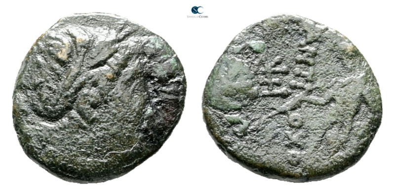 Seleukid Kingdom. Antioch or Sardeis. Antiochos III Megas 223-187 BC. 
Bronze Æ...