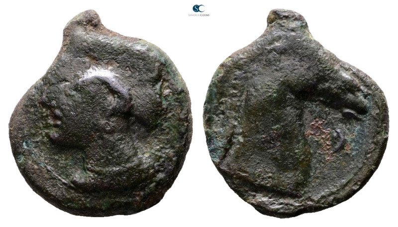 Zeugitana. Carthage circa 264-241 BC. 
Bronze Æ

17 mm, 4,27 g



Good Fi...