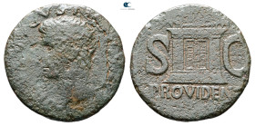 Divus Augustus AD 14. Rome. Dupondius Æ