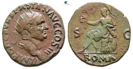 Vespasian AD 69-79. Rome. Dupondius Æ