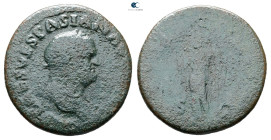 Vespasian AD 69-79. Rome. As Æ