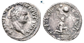 Titus AD 79-81. Rome. Denarius AR