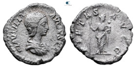 Plautilla. Augusta AD 202-205. Rome. Denarius AR