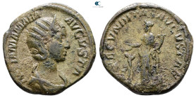 Julia Mamaea. Augusta AD 225-235. Rome. Sestertius Æ