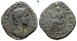 Julia Mamaea. Augusta AD 225-235. Rome. Sestertius Æ