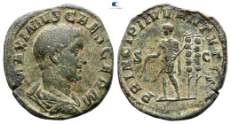 Maximus, Caesar AD 236-238. Rome. Sestertius Æ