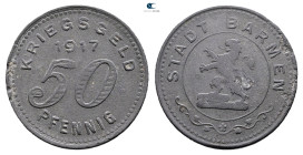 Germany. Barmen.  AD 1917. 50 Pfennig 1917