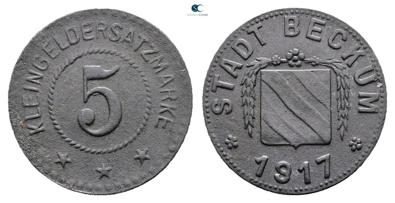 Germany. Beckum AD 1917. 
5 Pfennig 1917

 mm, 1,61 g



Extremely Fine