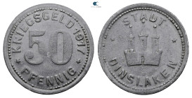 Germany. Dinslaken.  AD 1917. 50 Pfennig 1917