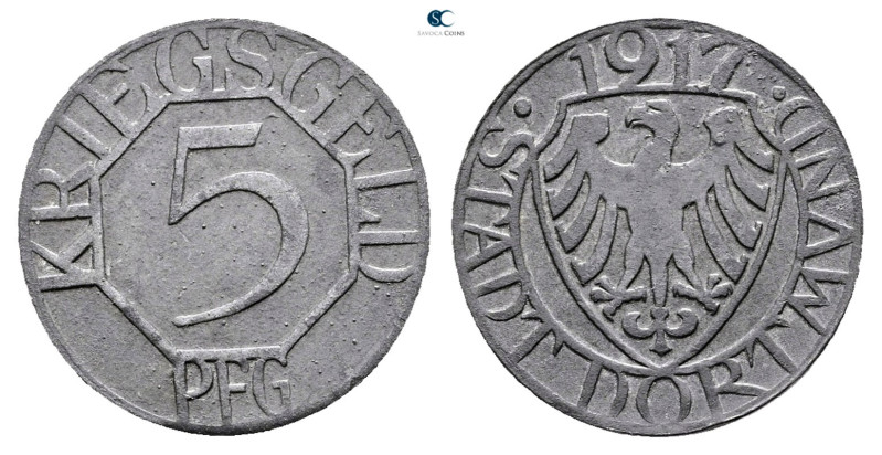 Germany. Dortmund AD 1917. 
5 Pfennig 1917

 mm, 1,87 g



Extremely Fine