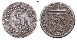 Germany. Elbersfeld.  AD 1917. 5 Pfennig 1917