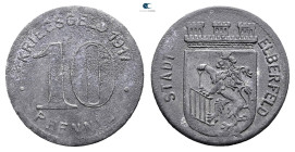 Germany. Elbersfeld.  AD 1917. 10 Pfennig 1917