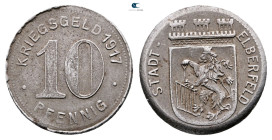 Germany. Elbersfeld.  AD 1917. 10 Pfennig 1917