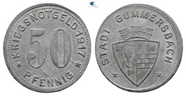 Germany. Gummersbach.  AD 1917. 50 Pfennig 1917