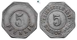 Germany. Hamborn.  AD 1917. 5 Pfennig 1917