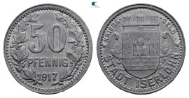Germany. Iserlohn.  AD 1917. 50 Pfennig 1917